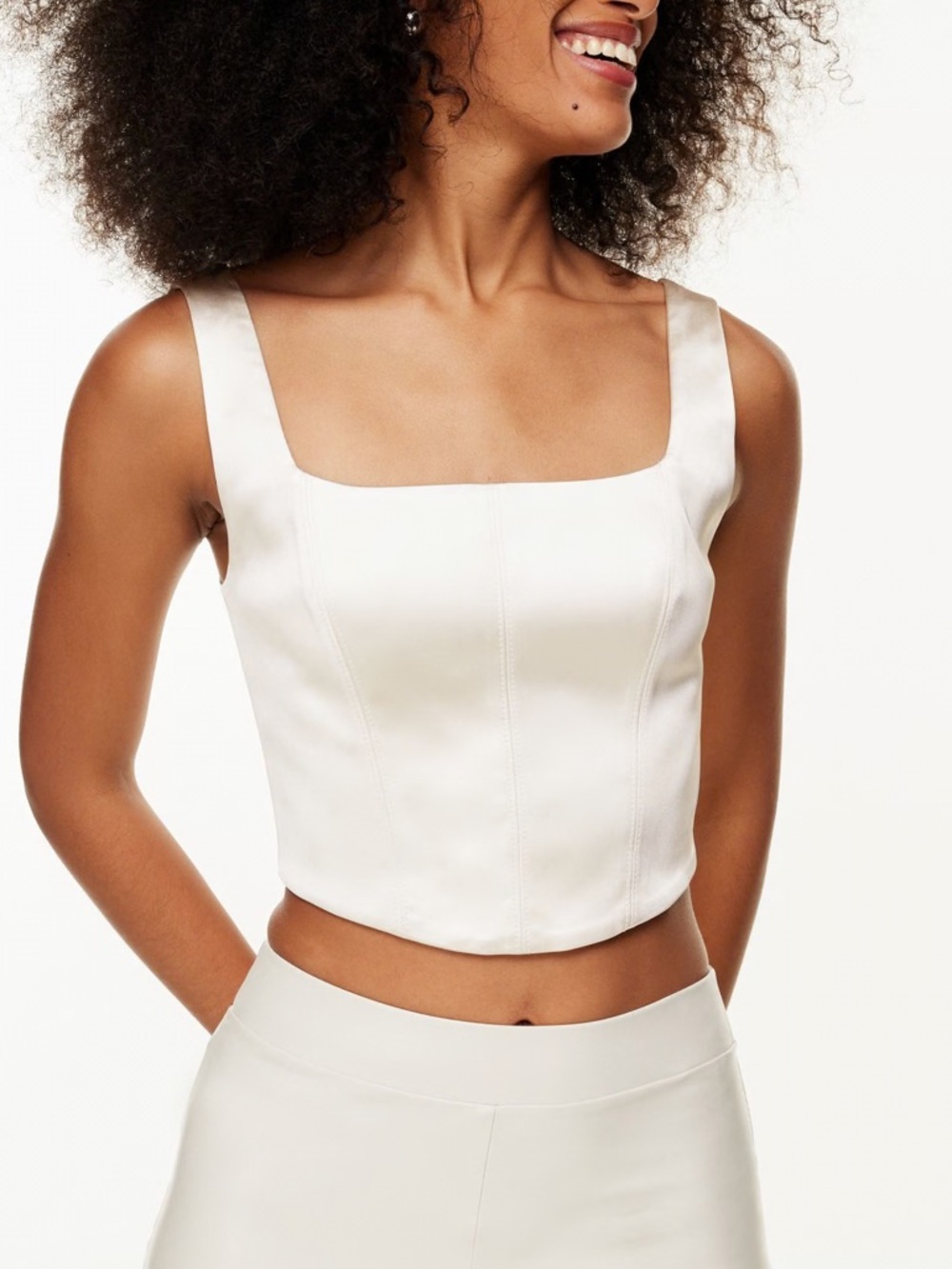 Aritzia Ten by Babaton Elevate Bustier in Birch | Small